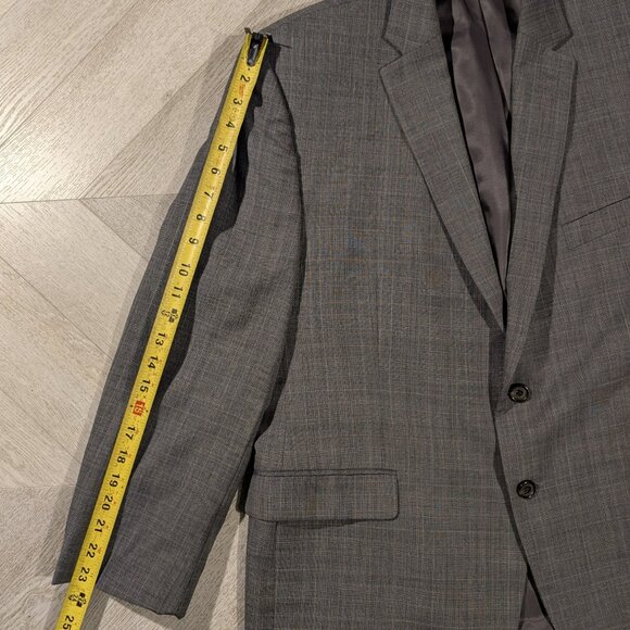 Lauren Ralph Lauren Wool Sport Coat Men's Size 44S Gray Check Pattern - Picture 13 of 14